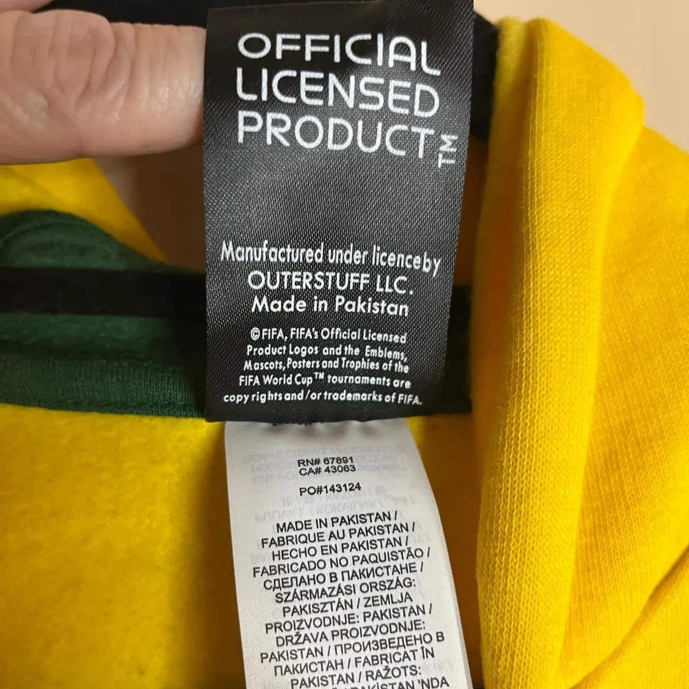 FIFA Women's World Cup 2023 Team Australia Yellow Zip Hoodie - Unisex